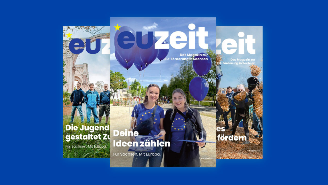 Drei Magazine EU-Zeit